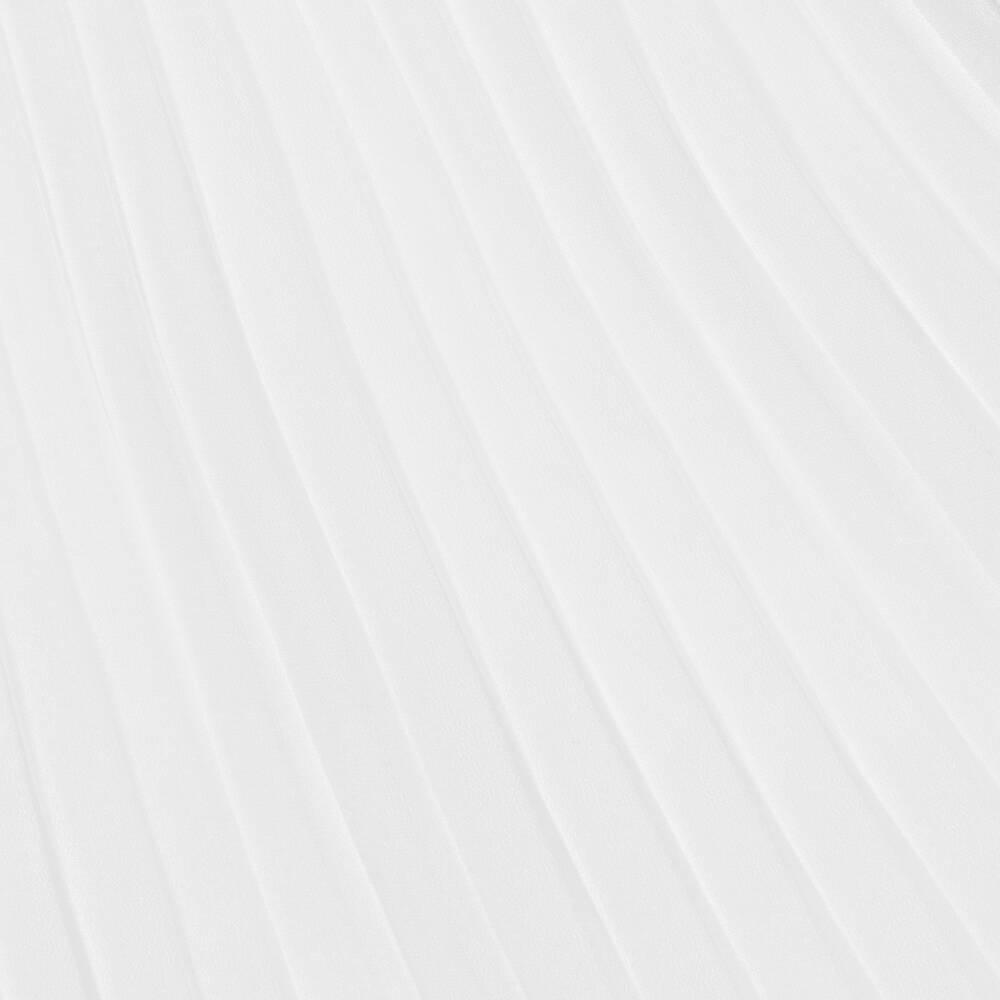 Mayoral-Белое плиссированное платье с кружевом | Childrensalon Outlet