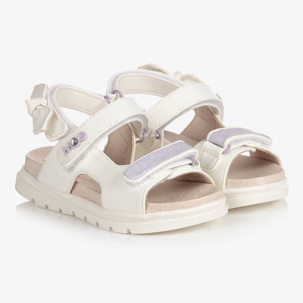 Mayoral - Weiße Sandalen mit Klettverschluss (M) | Childrensalon