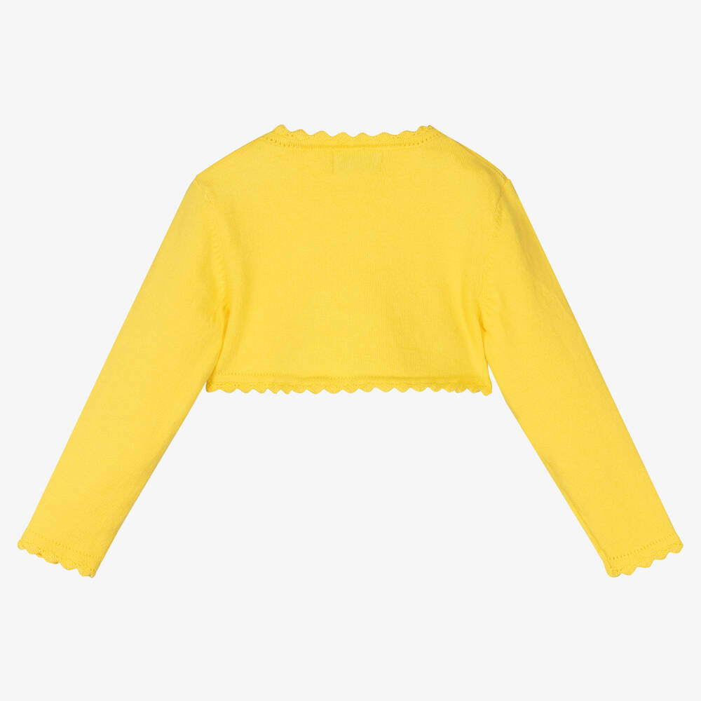 Yellow on sale bolero cardigan