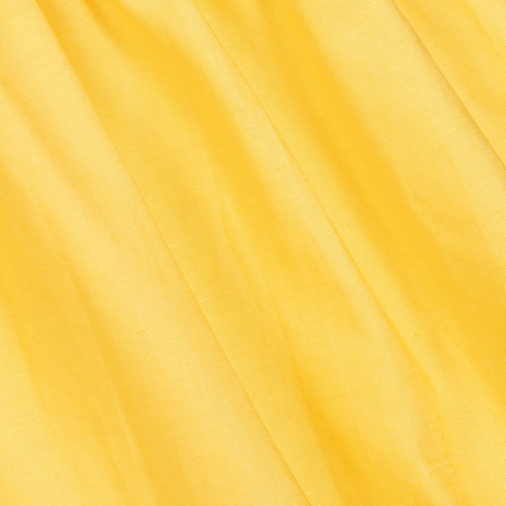 Mayoral-Girls Yellow Cotton Lace Dress | Childrensalon Outlet