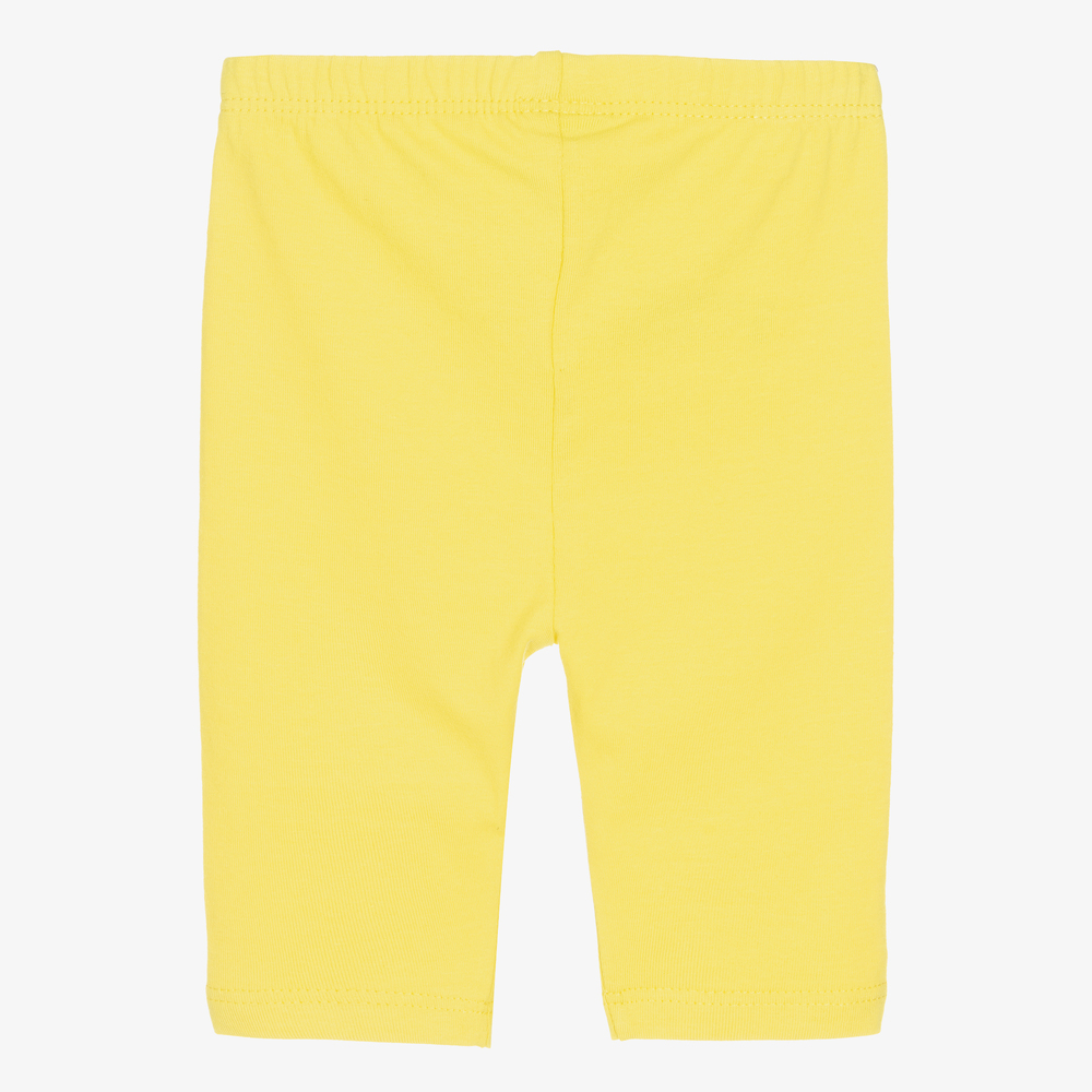 Mayoral Legging jaune en coton Fille Childrensalon Outlet