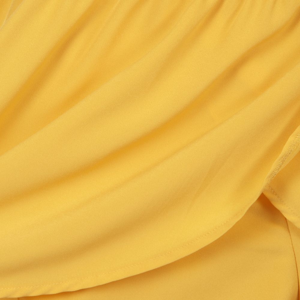 Mayoral-Girls Yellow Crêpe Playsuit | Childrensalon Outlet