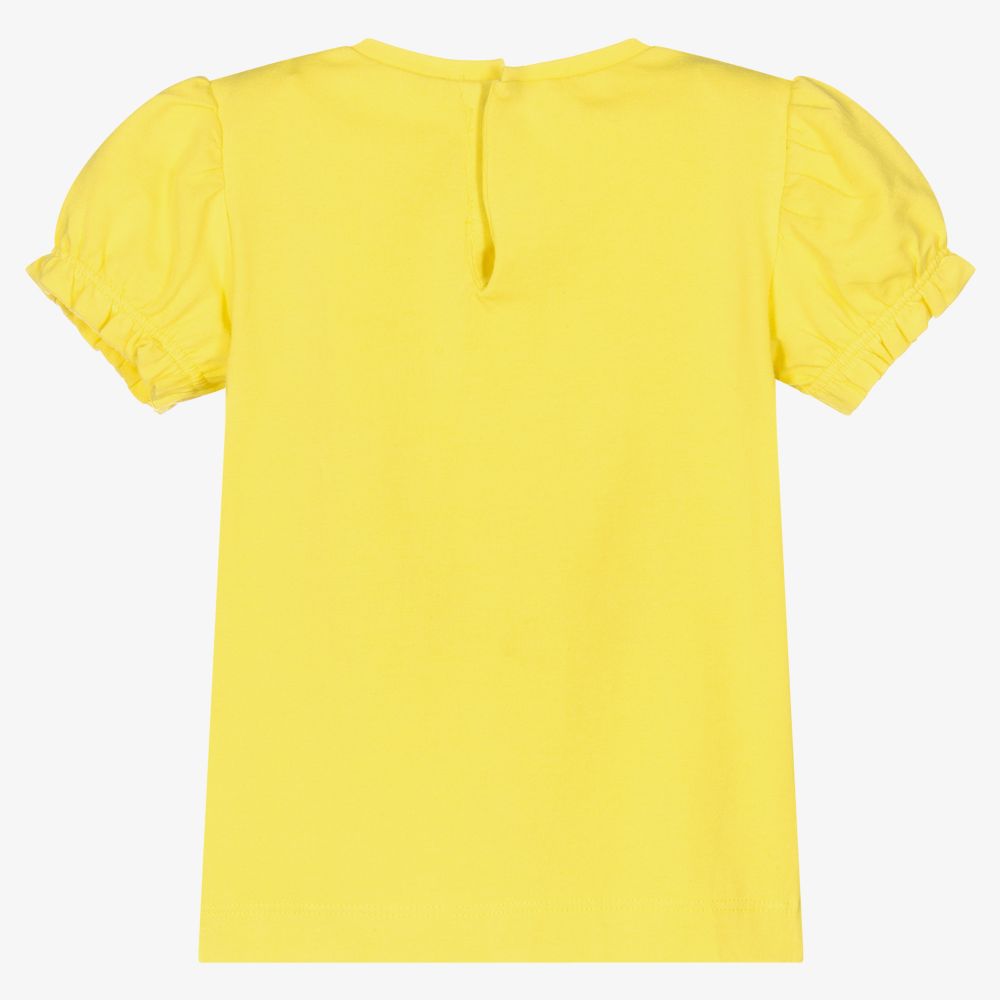 مايورال-توب أطفال بناتي قطن جيرسي مستدام لون أصفر | Childrensalon Outlet