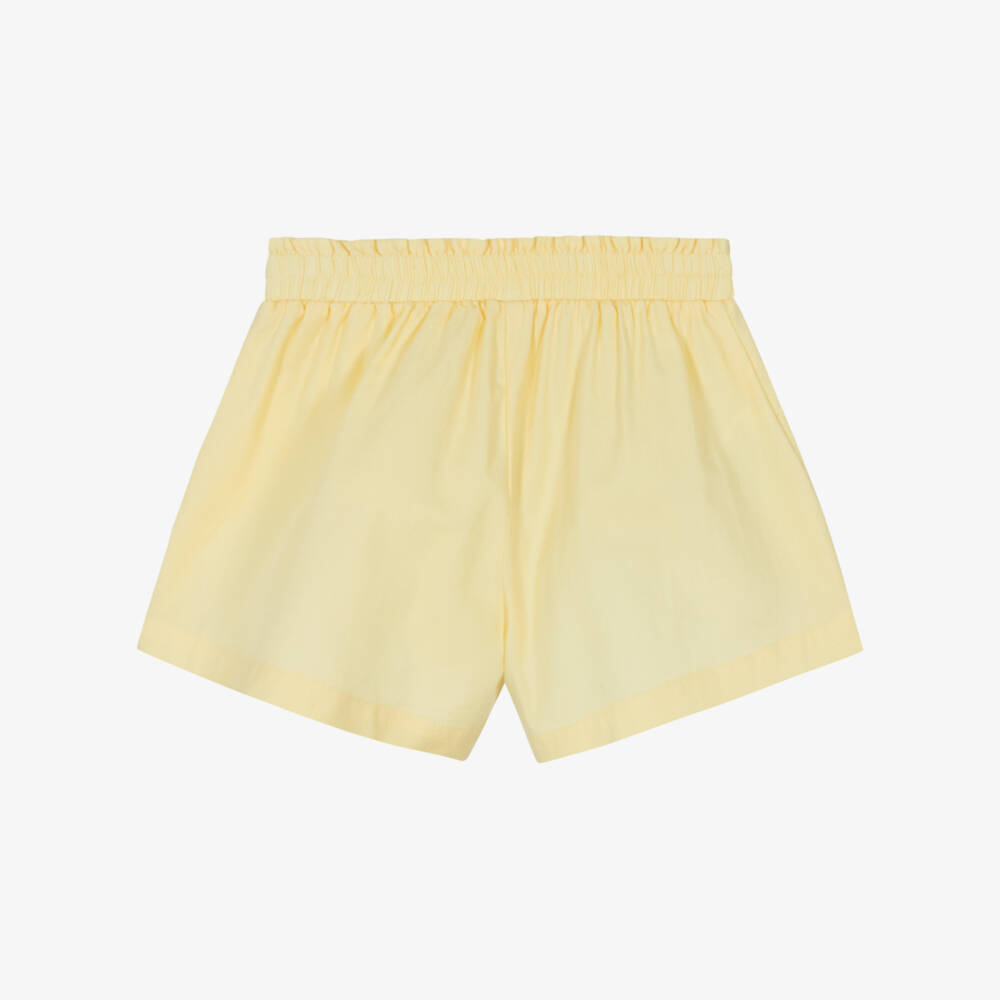 Mayoral-Шорты из льняной смеси для девочек жёлтые | Childrensalon Outlet