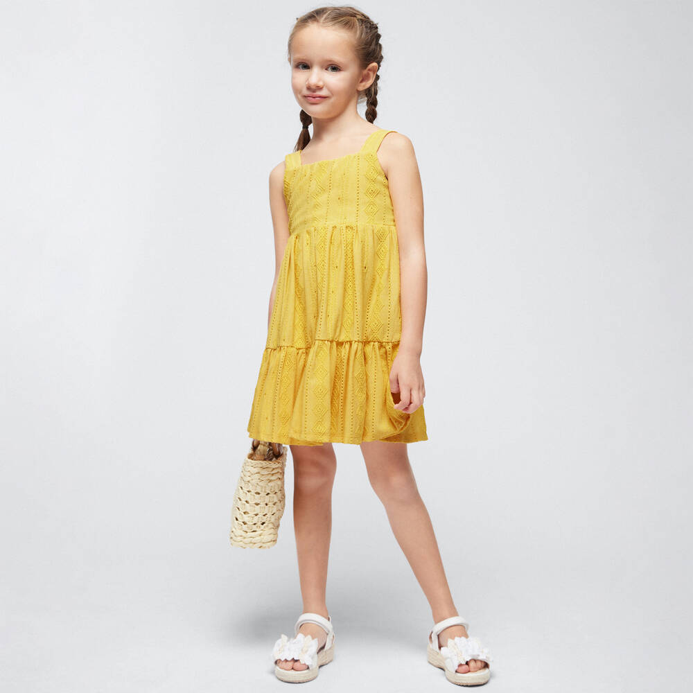 Mayoral yellow dress clearance