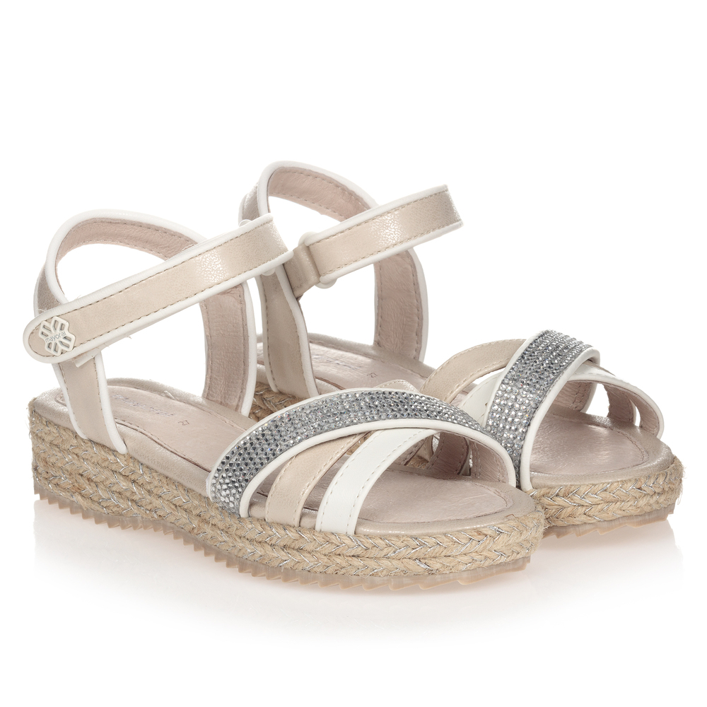 Mayoral - Gold Wedge Sandals | Childrensalon