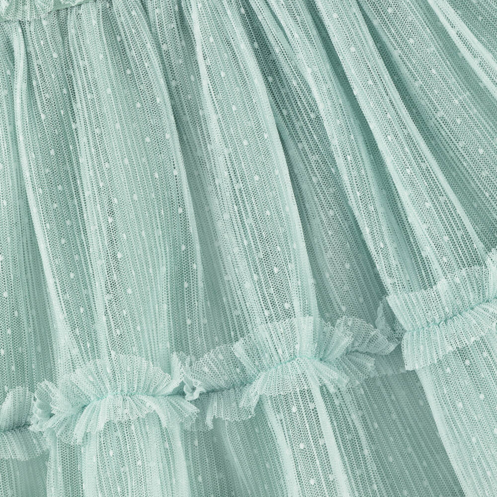 Mayoral-Green And White Skirt Set | Childrensalon Outlet