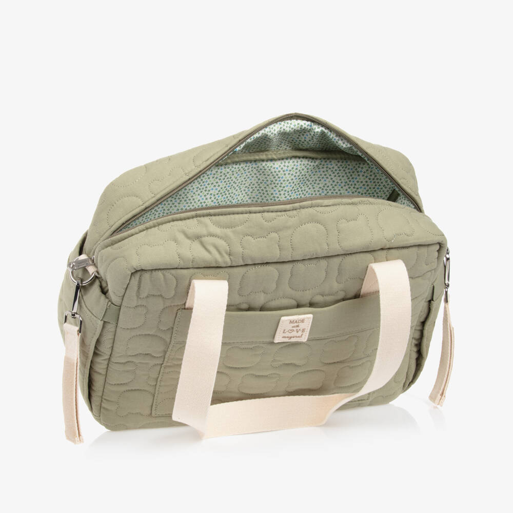 Mayoral-Green Cotton Changing Bag (37cm) | Childrensalon Outlet