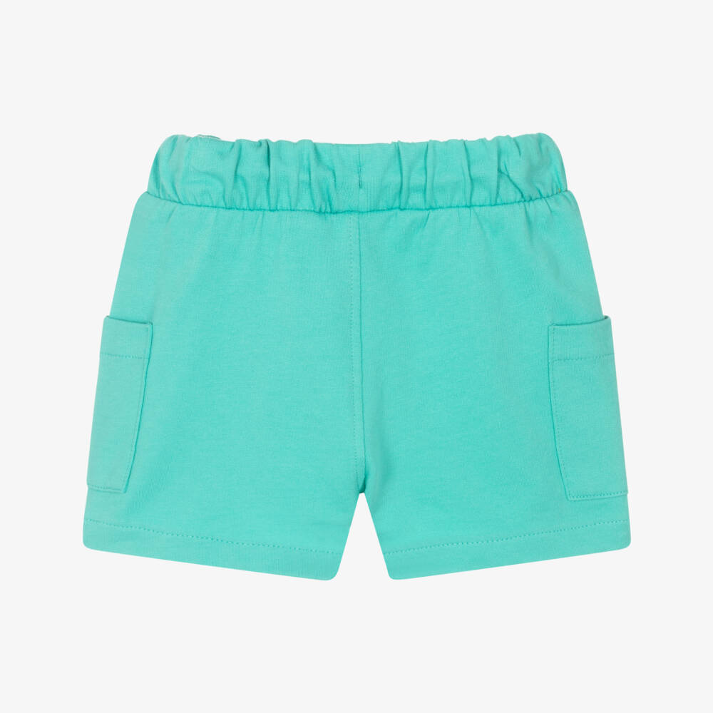 Mayoral-Green Cotton Jersey Shorts for Boys | Childrensalon Outlet