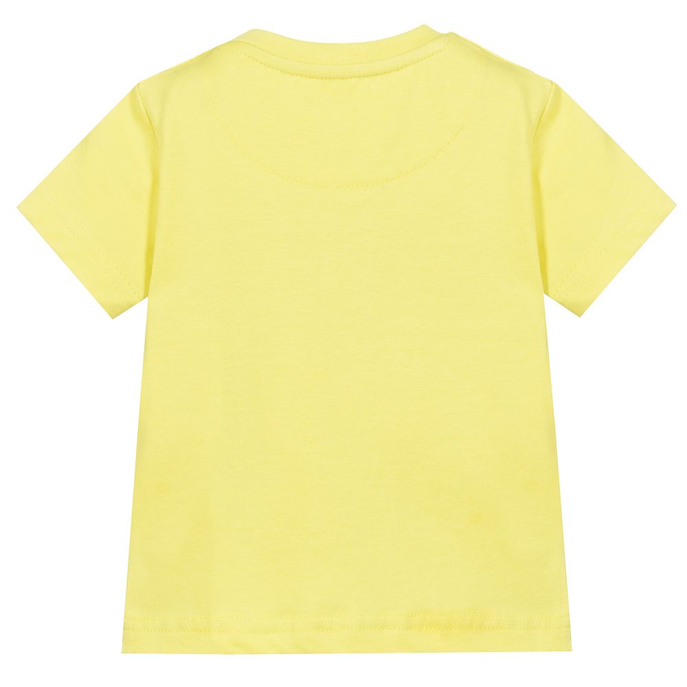 Mayoral-Зеленая хлопковая футболка с принтом Seaside | Childrensalon Outlet