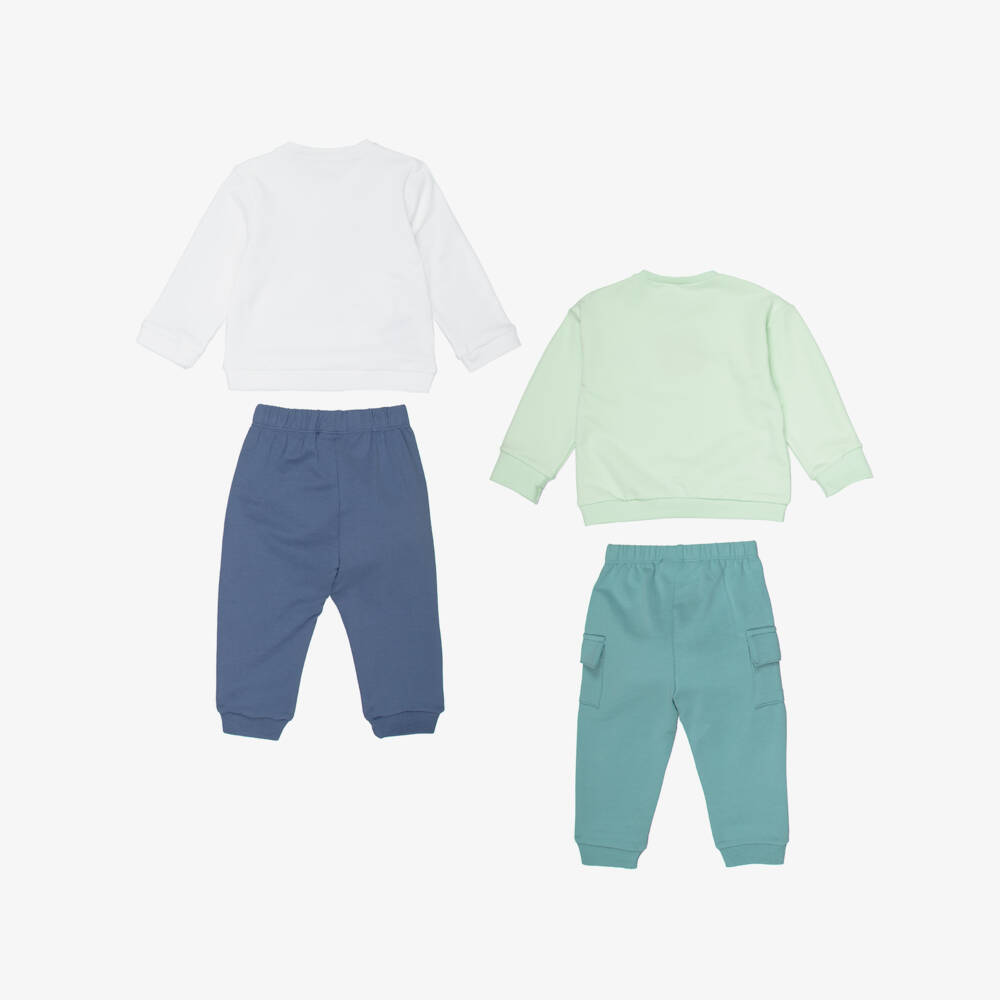 Mayoral Newborn-Green Frog Tracksuit Set | Childrensalon Outlet