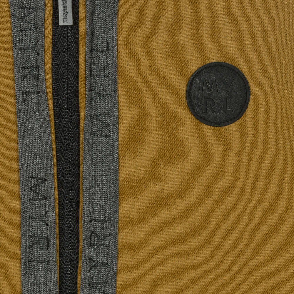 Mayoral-Зеленый топ на молнии с капюшоном | Childrensalon Outlet