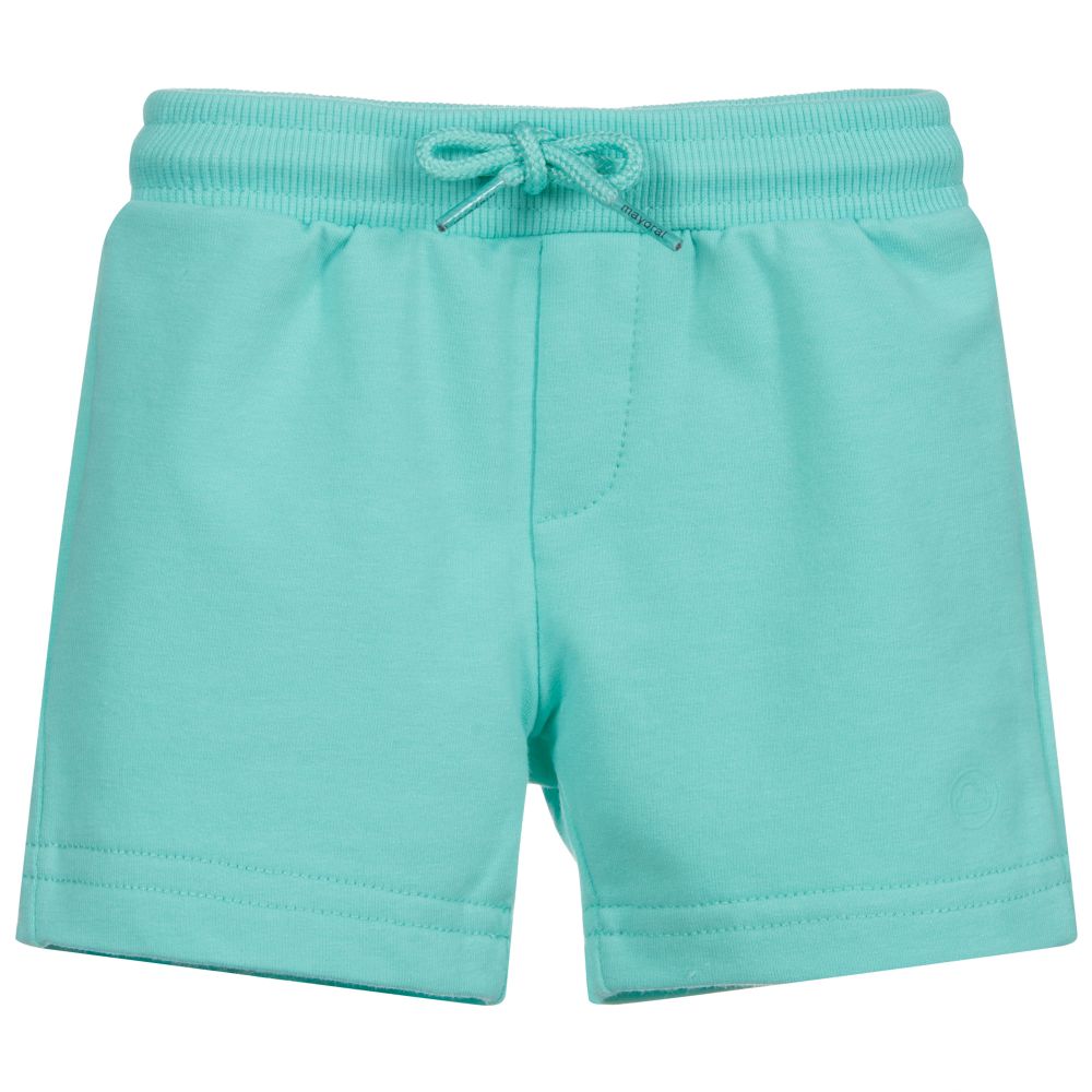 Mayoral - Green Jersey Baby Shorts | Childrensalon