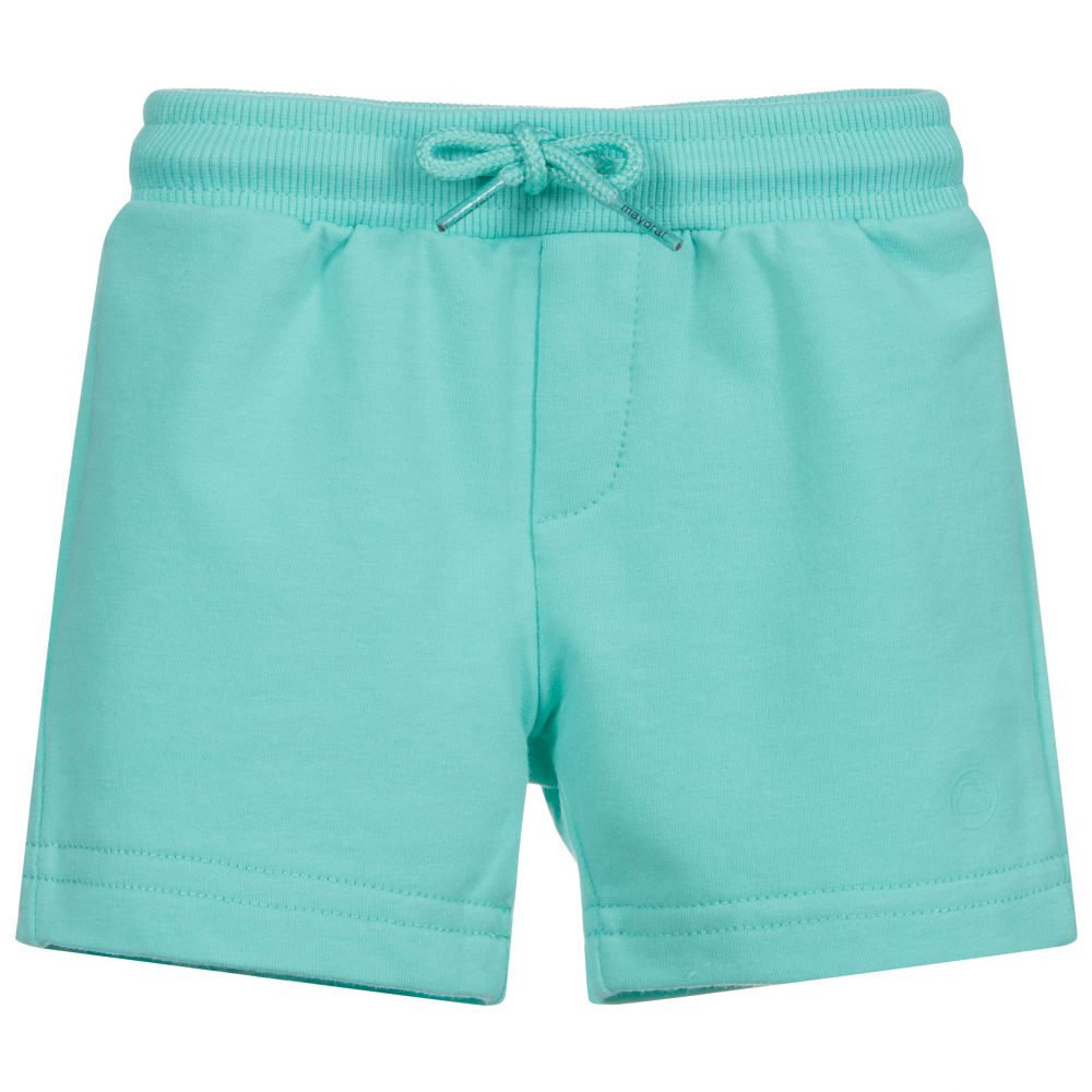 Mayoral-Green Jersey Baby Shorts | Childrensalon Outlet