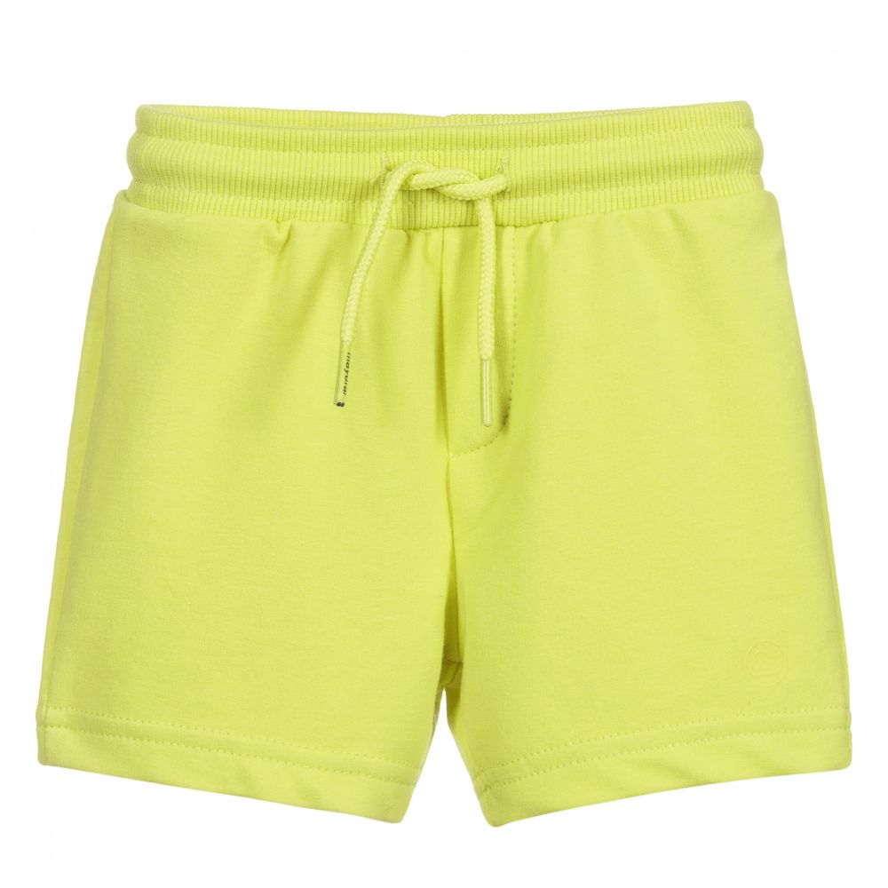 Mayoral - Green Jersey Baby Shorts  | Childrensalon