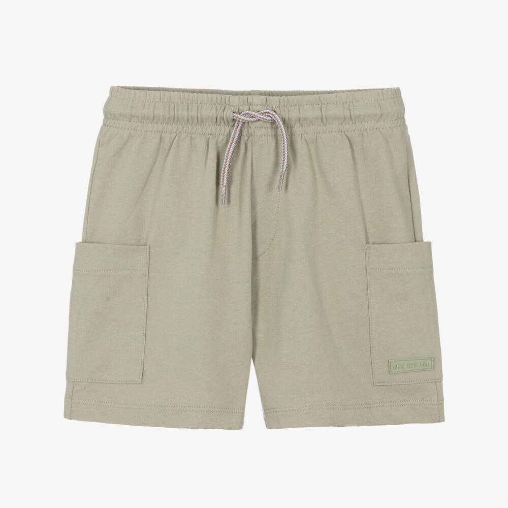 Mayoral-Green Jersey Shorts | Childrensalon Outlet