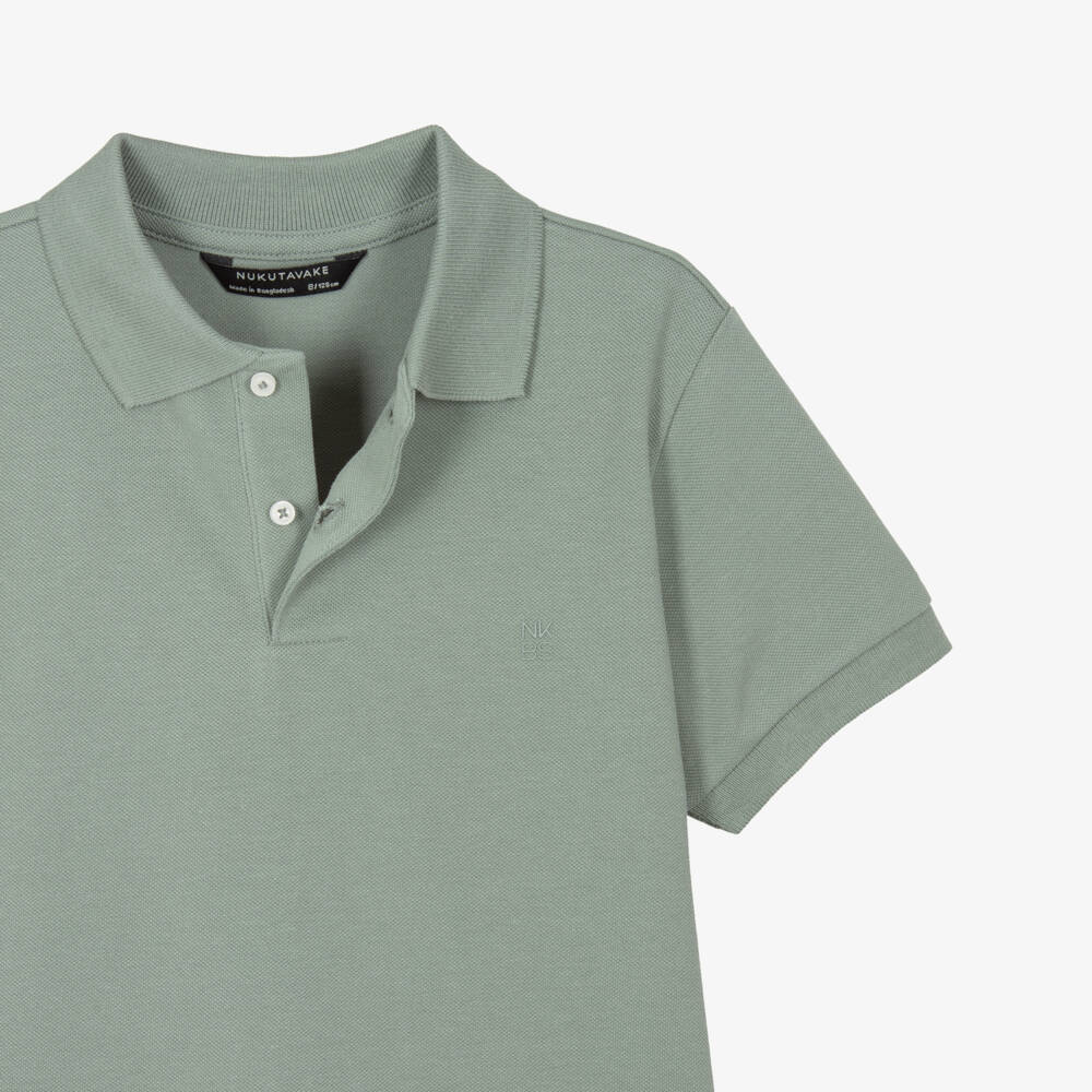 Mayoral Nukutavake-Green Polo | Childrensalon Outlet