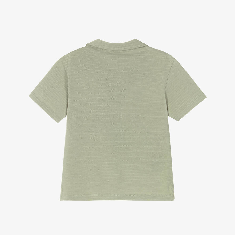 Mayoral-Green Polo Shirt | Childrensalon Outlet