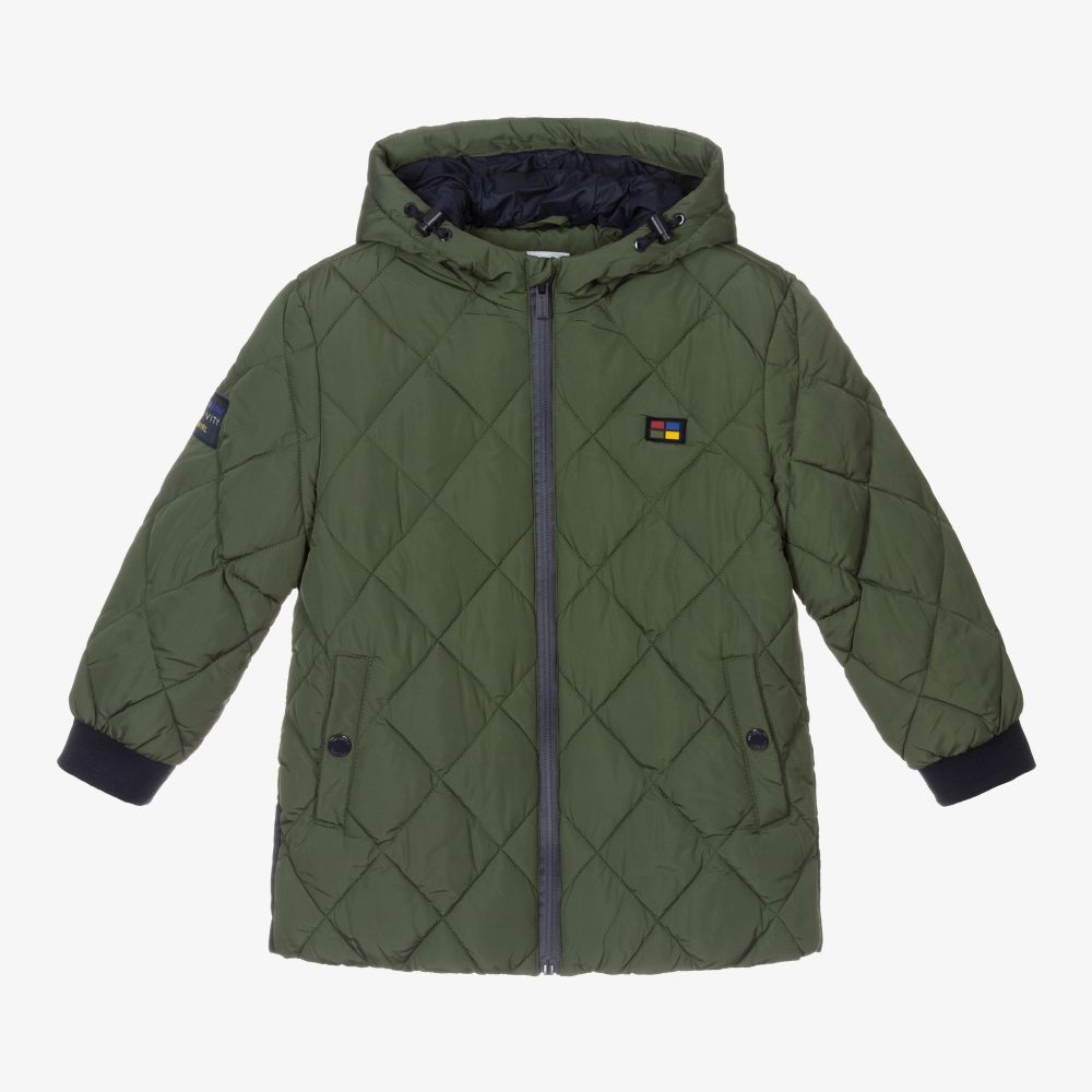 Mayoral - Manteau à capuche vert | Childrensalon