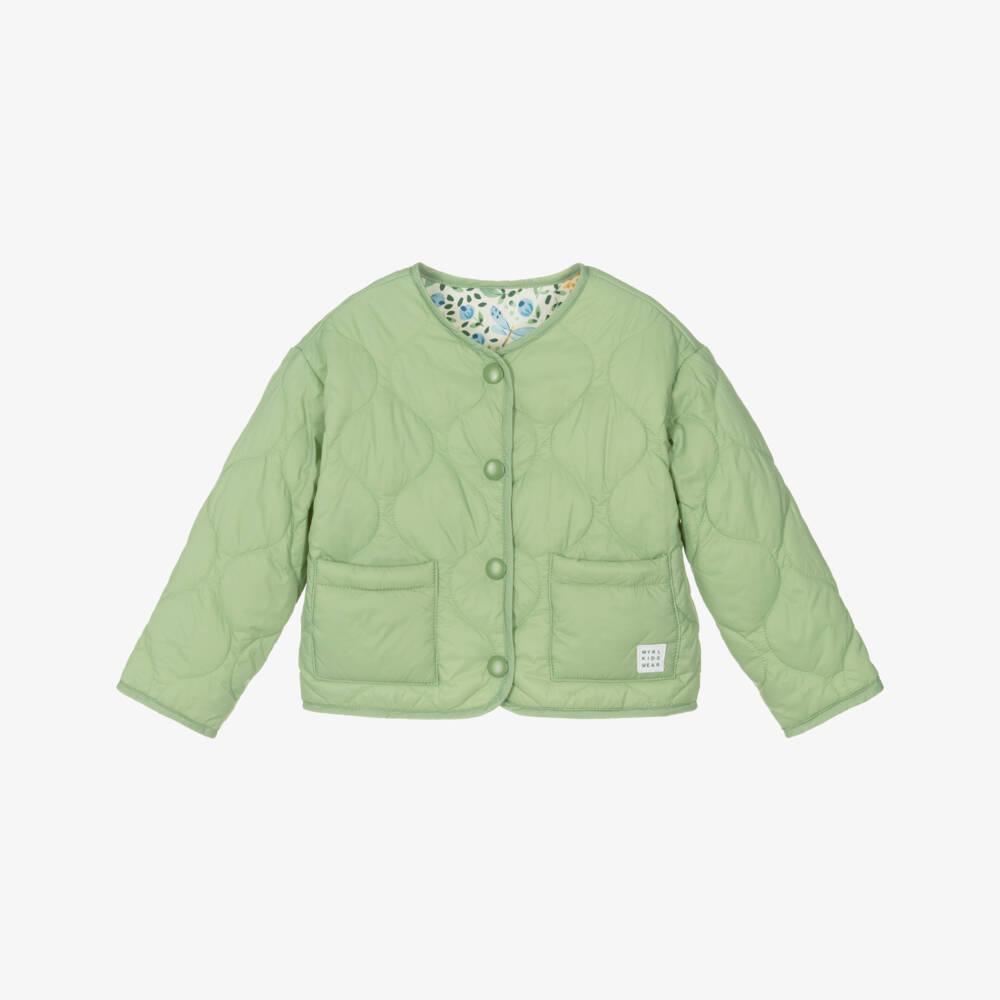 Mayoral-Green Reversible Windbreaker | Childrensalon Outlet