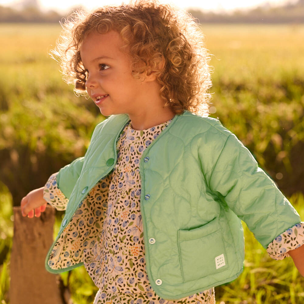 Mayoral-Green Reversible Windbreaker | Childrensalon Outlet
