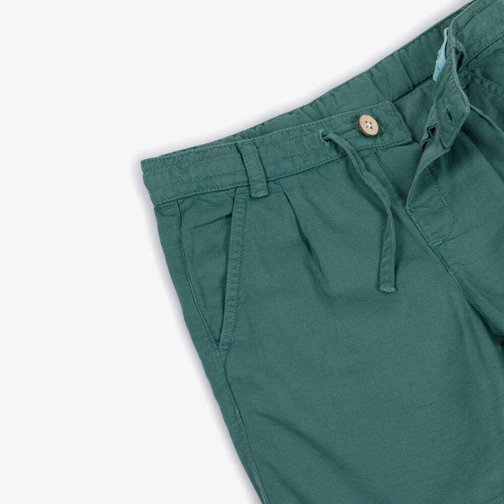 Mayoral-Green Shorts | Childrensalon Outlet