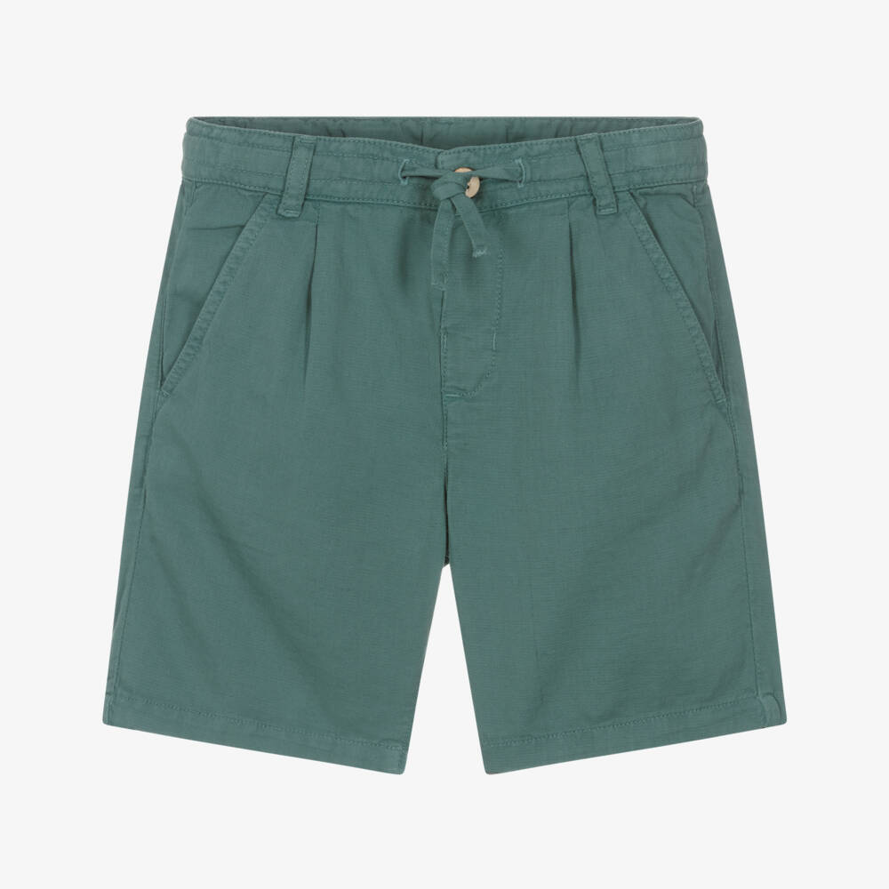Mayoral-Green Shorts | Childrensalon Outlet