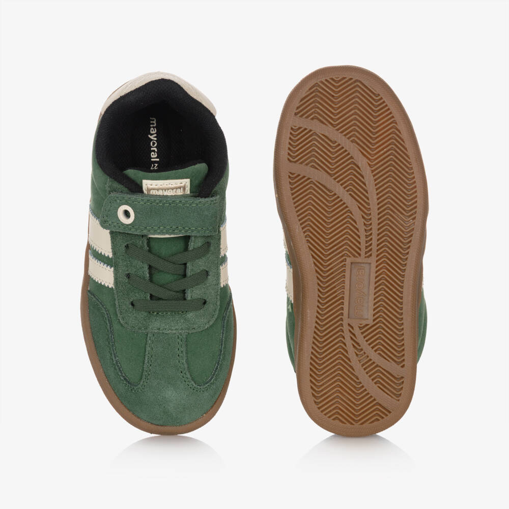 Mayoral-Green T Toe Trainer | Childrensalon Outlet