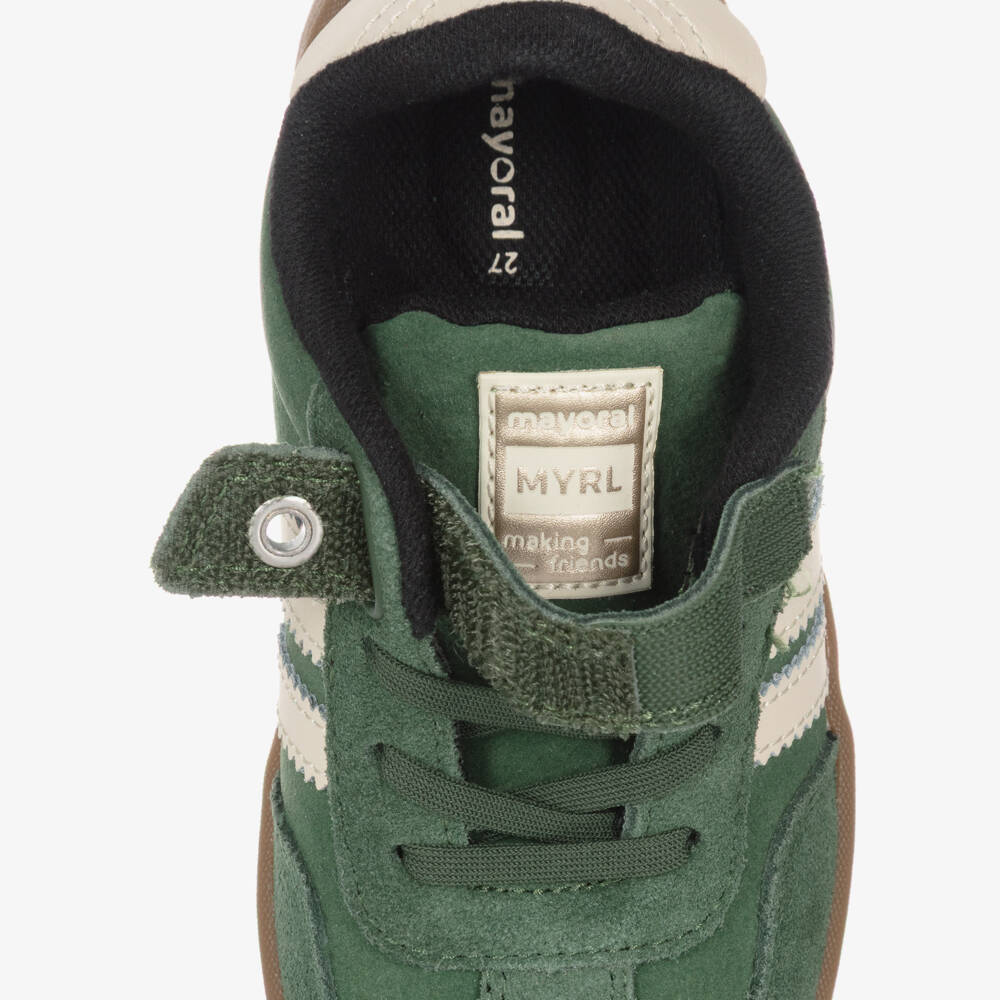 Mayoral-Green T Toe Trainer | Childrensalon Outlet