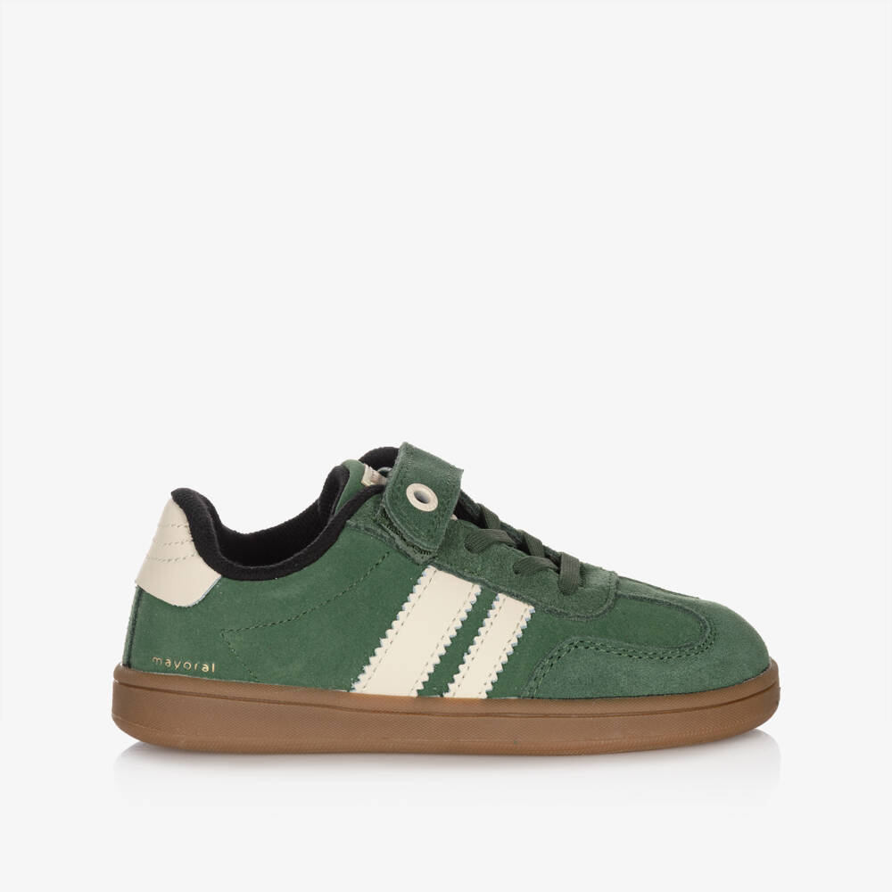 Mayoral-Green T Toe Trainer | Childrensalon Outlet