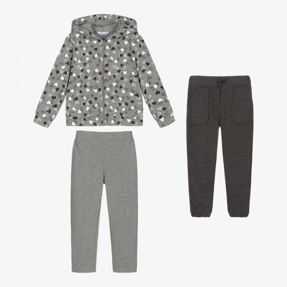 Mayoral - Grey 3 Piece Tracksuit | Childrensalon