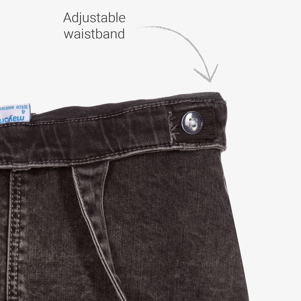 Mayoral-Серый джинсовый сарафан | Childrensalon Outlet