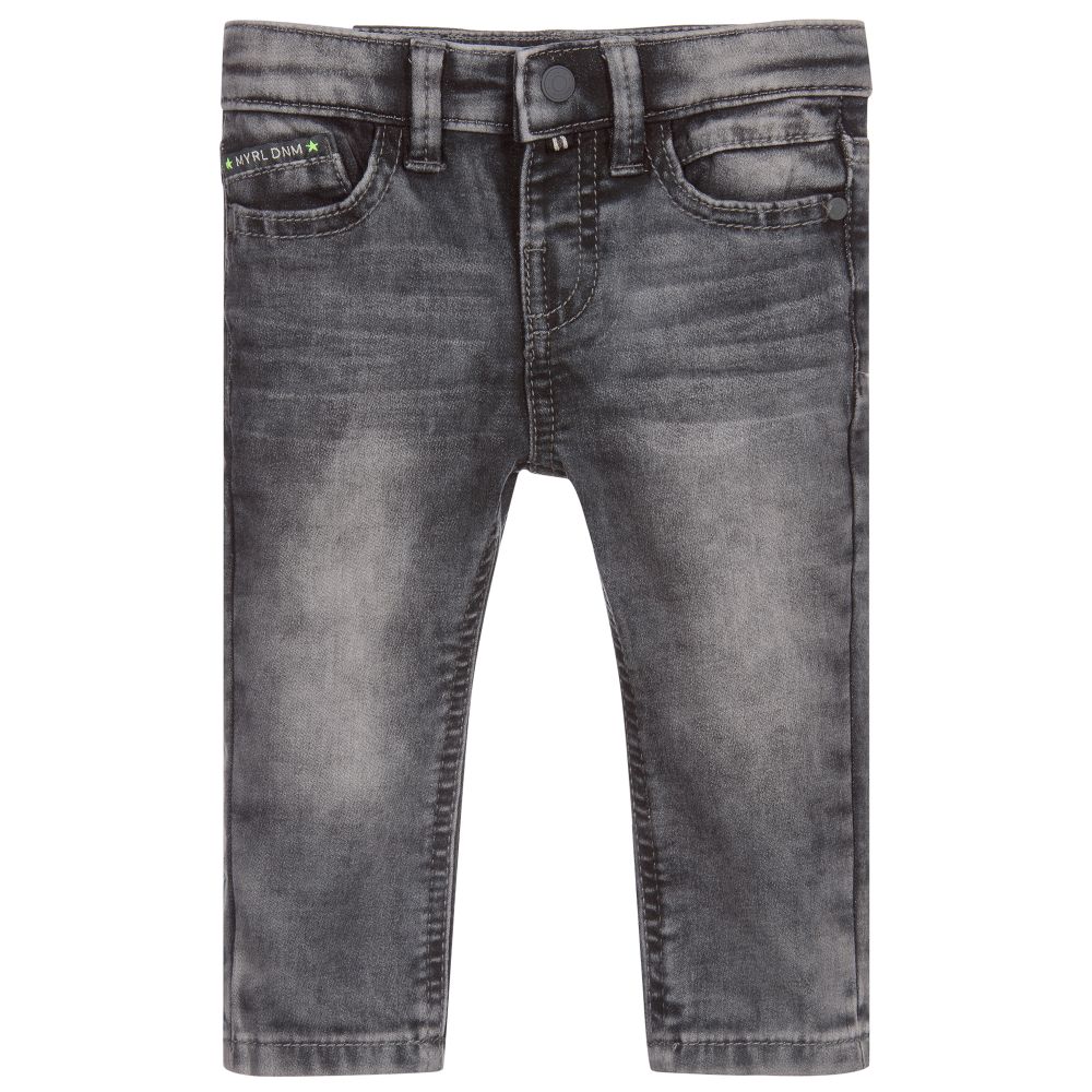 Mayoral - Grey Denim Slim Fit Jeans | Childrensalon