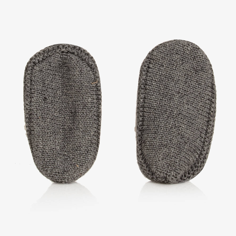 مايورال Newborn-بوت قطن مستدام لون عاجي ورمادي للأطفال | Childrensalon Outlet