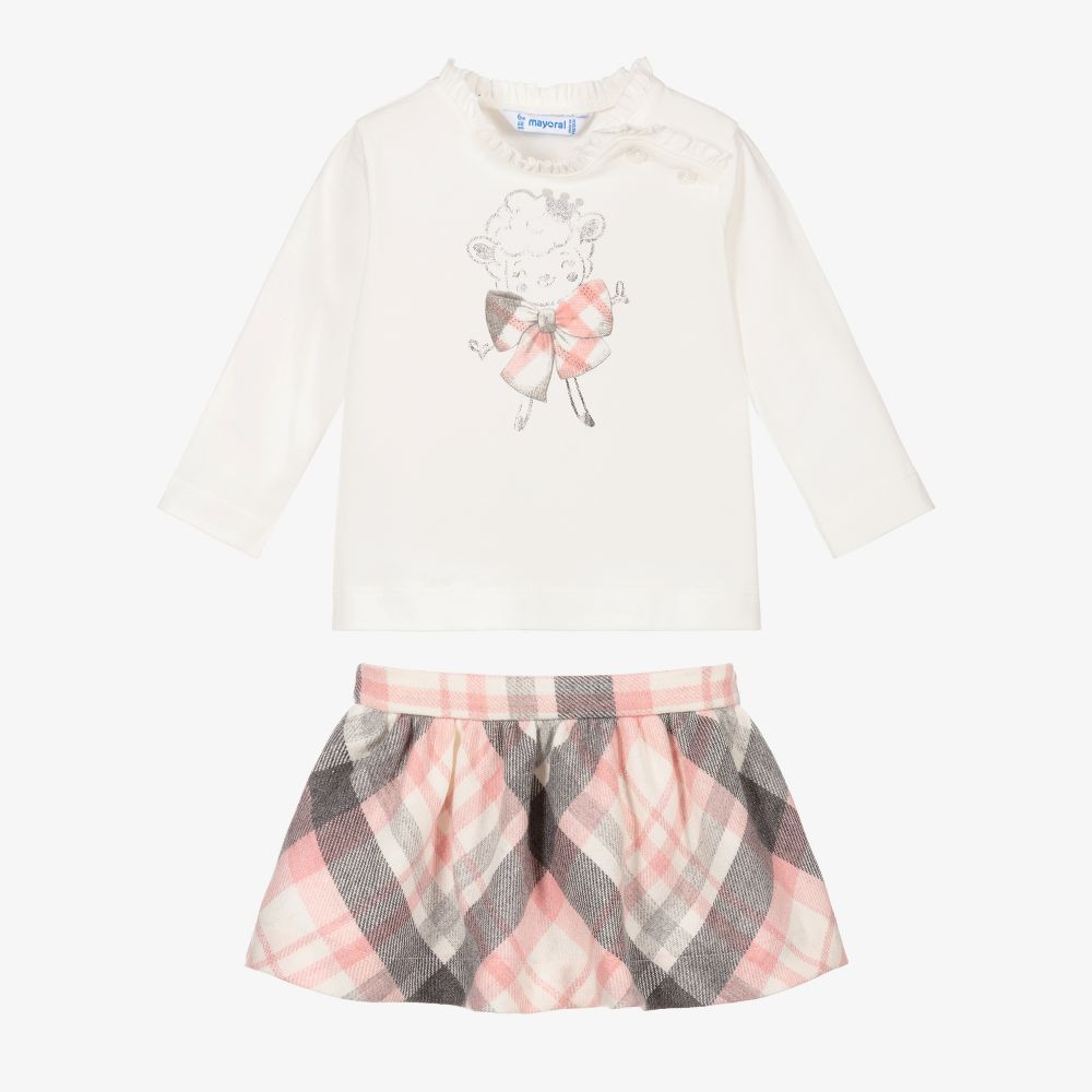 Mayoral skirt set top