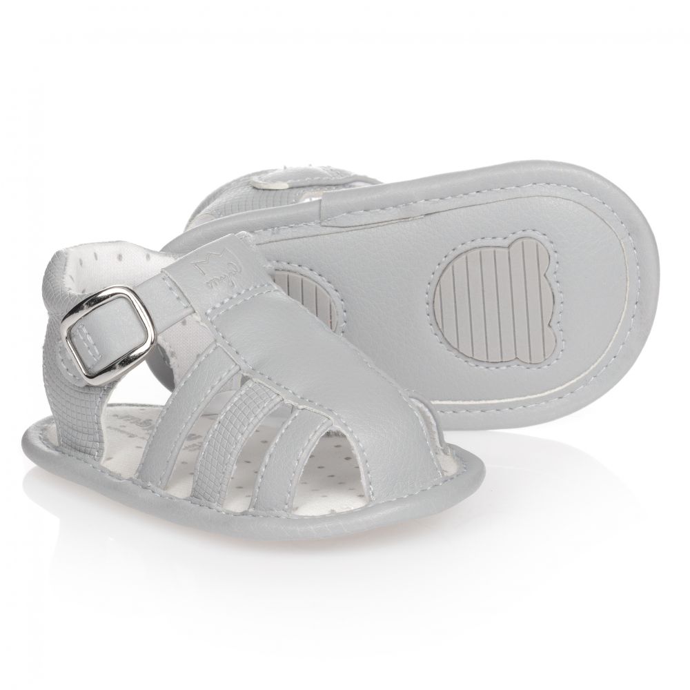 Mayoral - Graue Krabbel-Sandalen | Childrensalon