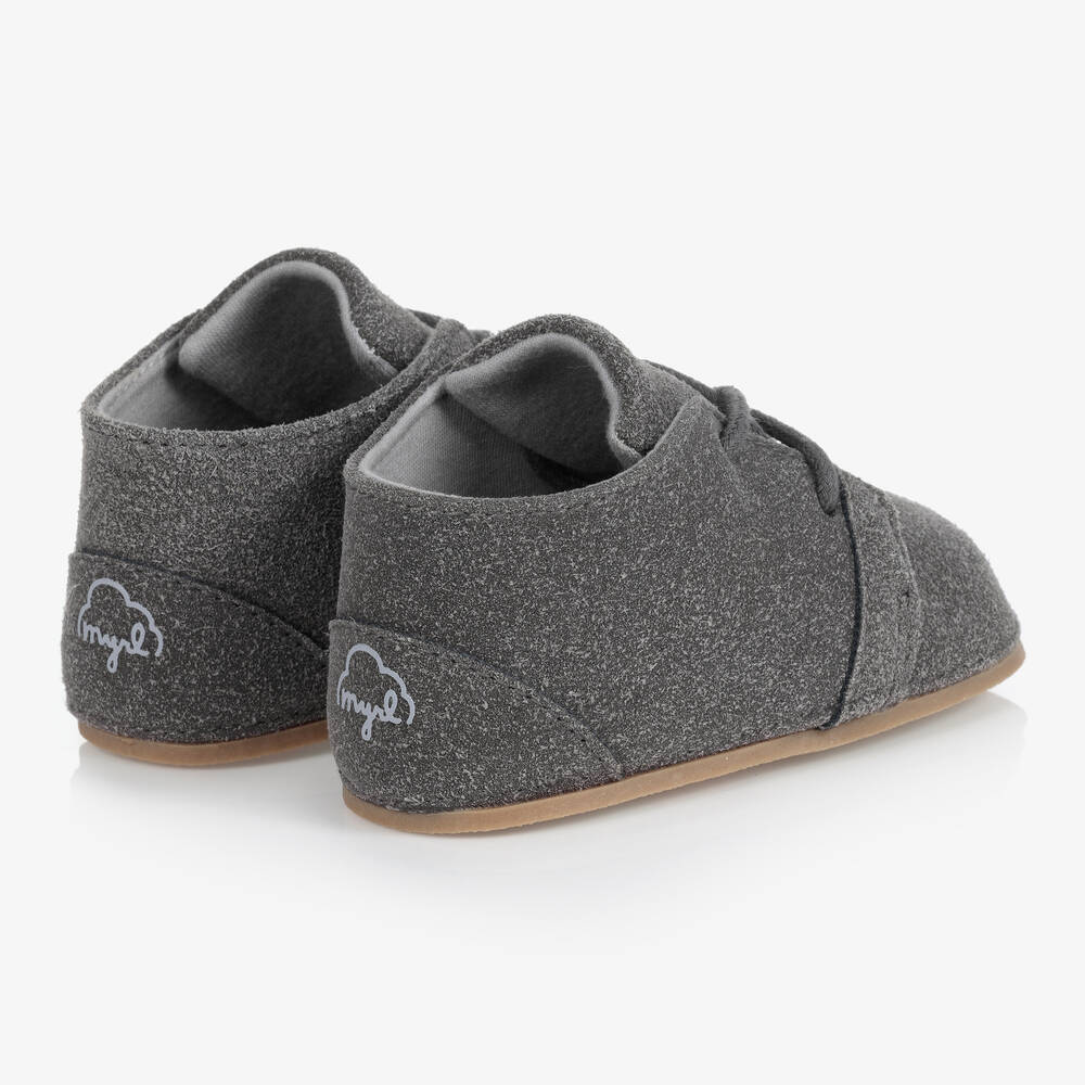 مايورال Newborn-حذاء شامواه صناعي لون رمادي لمرحلة قبل المشي | Childrensalon Outlet