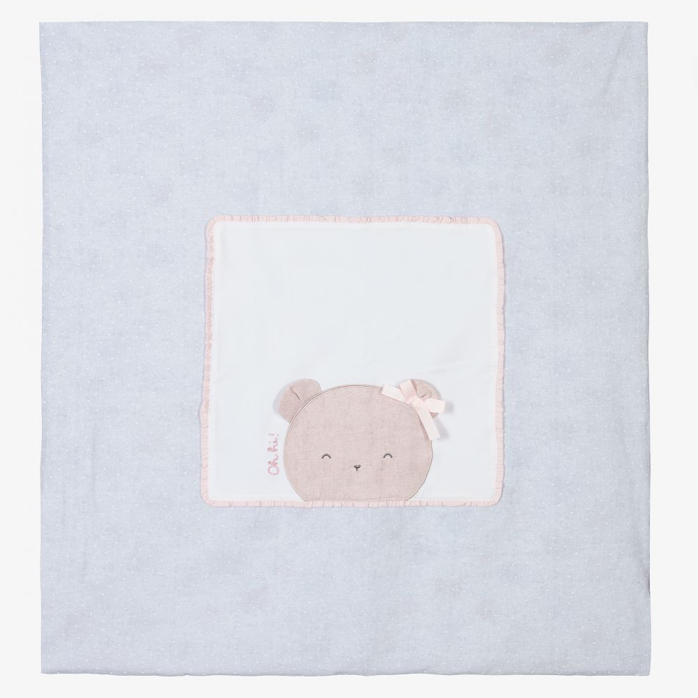 Mayoral Newborn - Серо-белое одеяло (92см) | Childrensalon