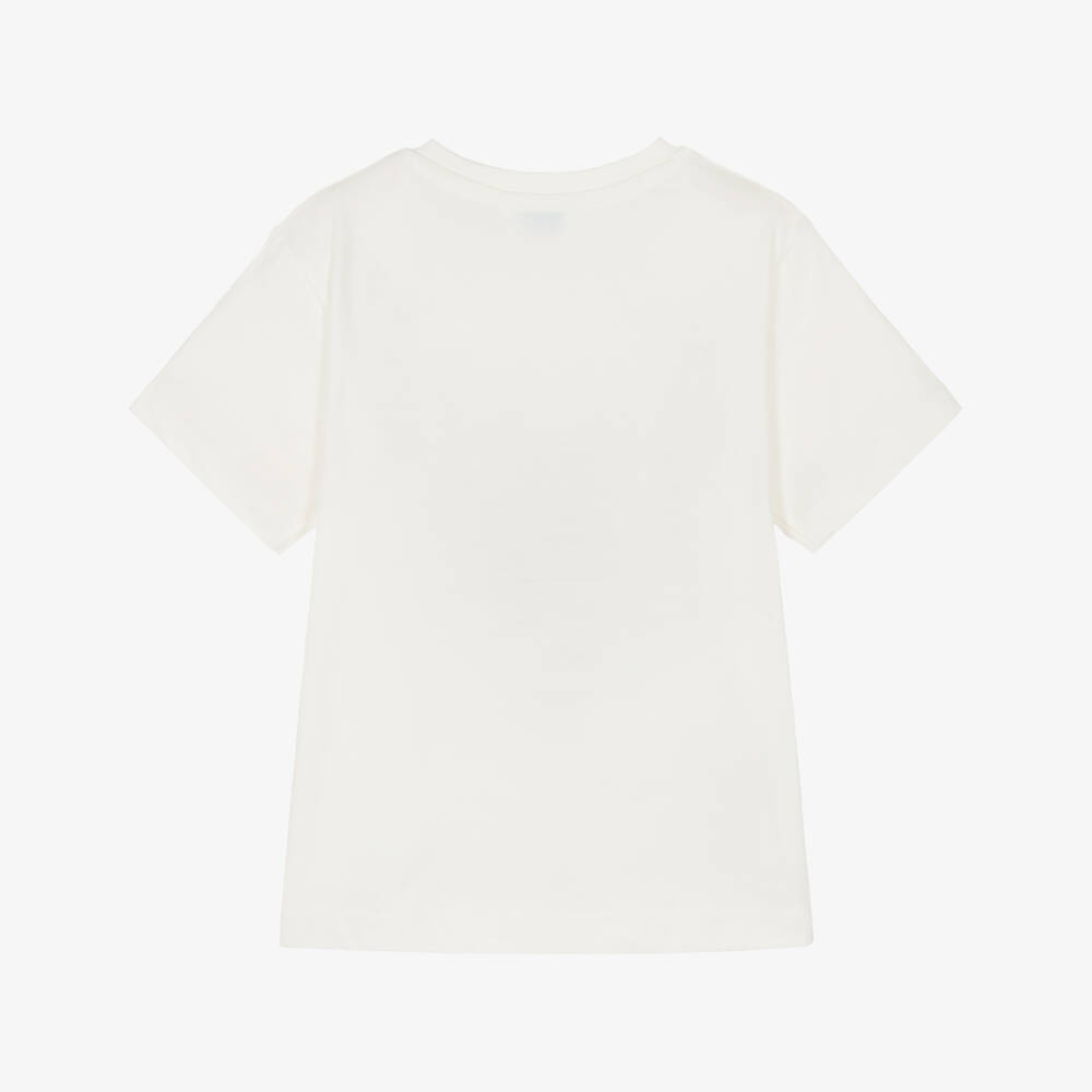 Mayoral-Ivory 3d Graphic T-shirt | Childrensalon Outlet