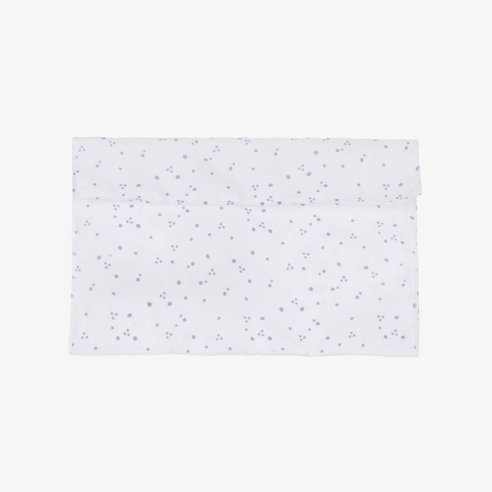 Mayoral Newborn-Ivory And Blue Printed Changing Bag | Childrensalon Outlet