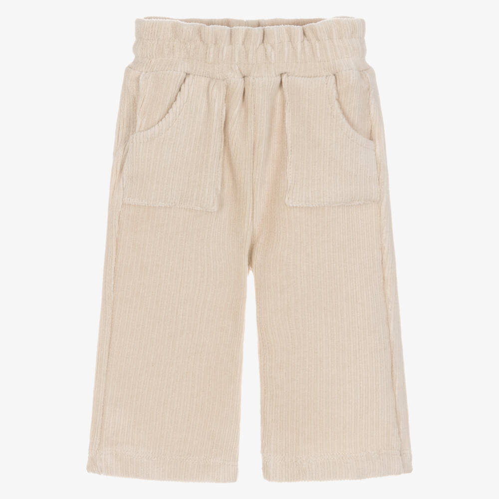 Mayoral-Ivory Cord Trousers | Childrensalon Outlet