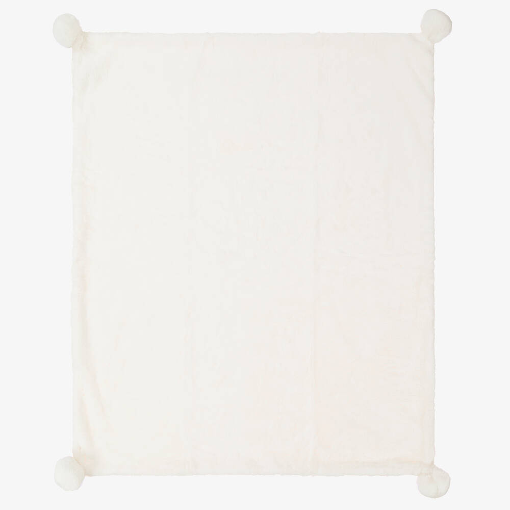 Mayoral - Кремовое одеяло из искусственного меха (98см) | Childrensalon