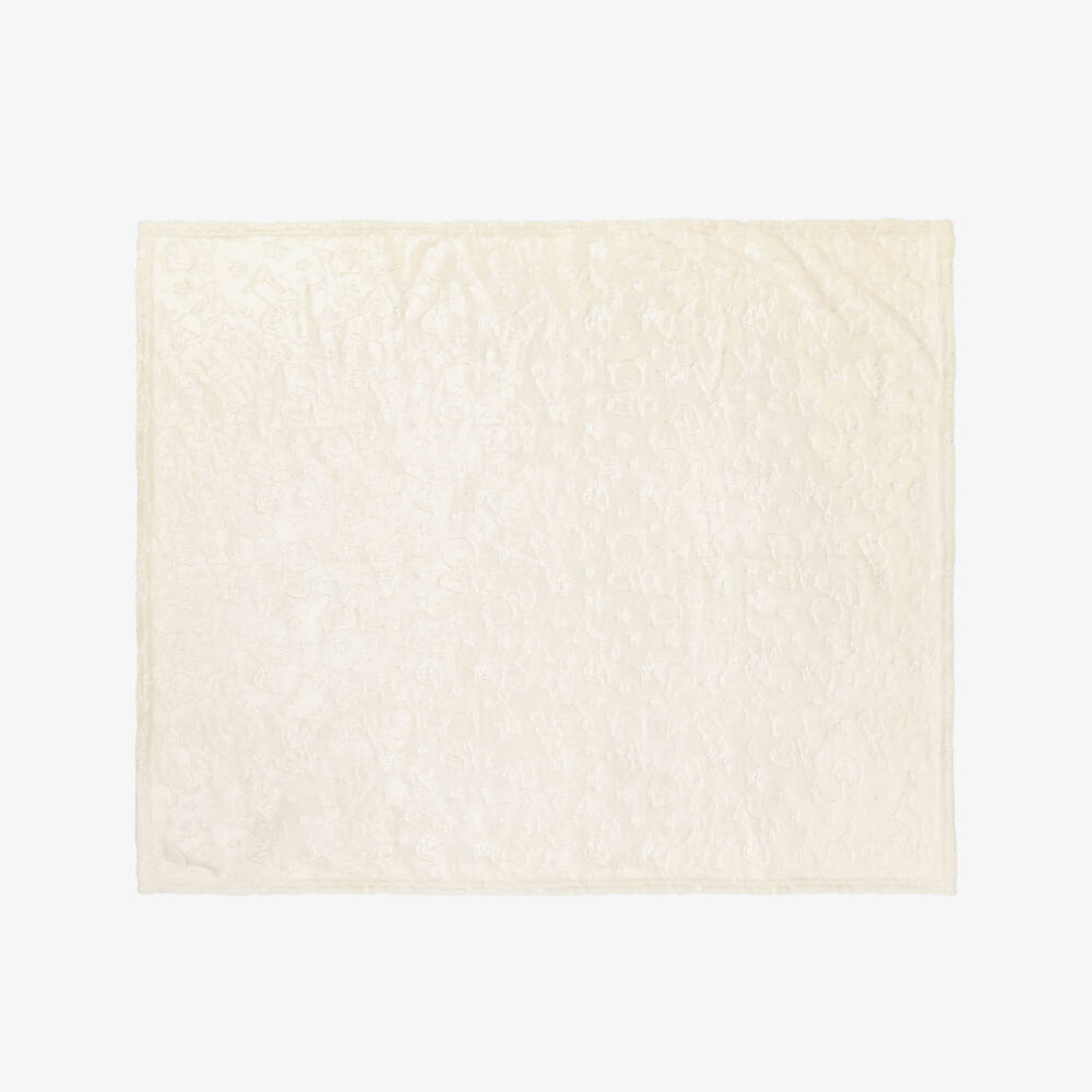 Mayoral Newborn-Ivory Faux Fur Blanket & Comforter Set | Childrensalon Outlet