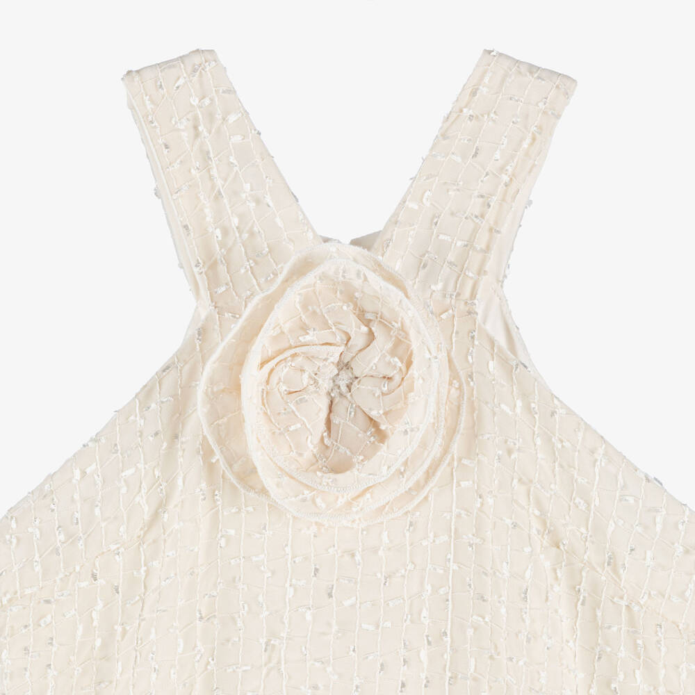 Mayoral-Ivory Halter Dress | Childrensalon Outlet
