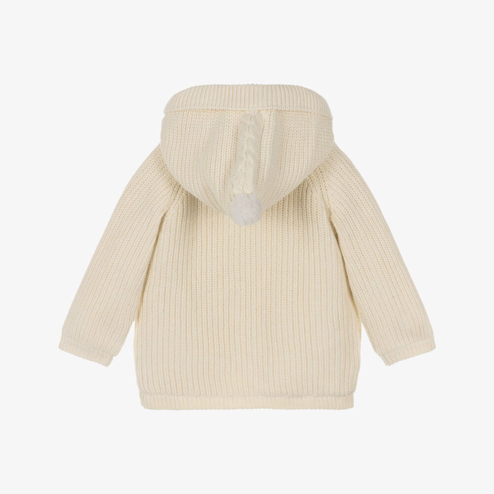 Mayoral Newborn-Ivory Knitted Pram Coat | Childrensalon Outlet