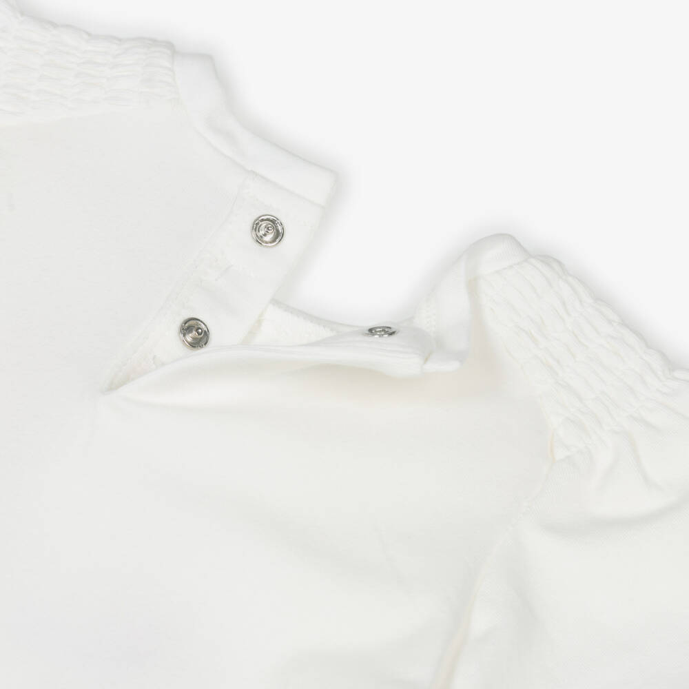 Mayoral-Ivory & Pink Bike Leggings Set | Childrensalon Outlet