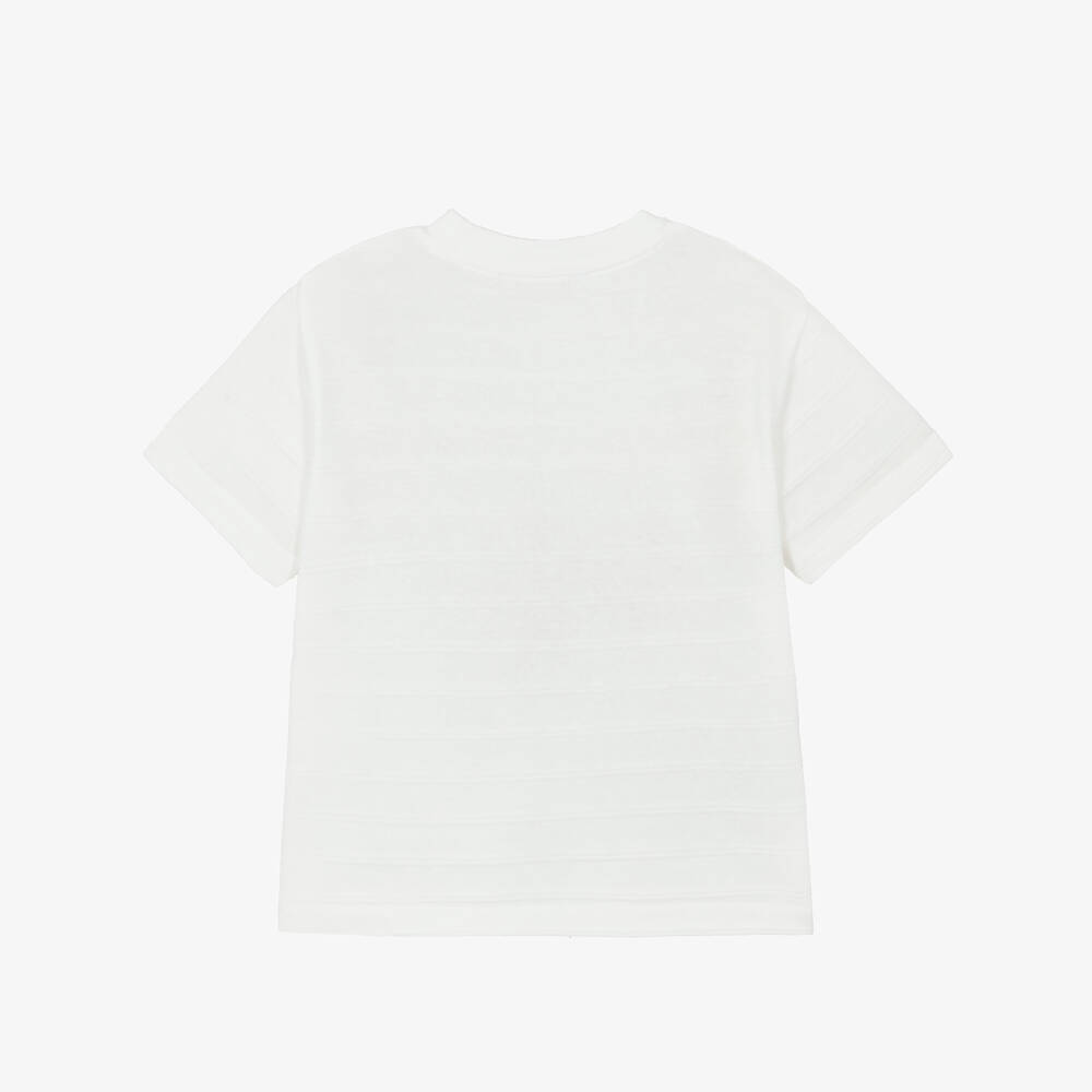 Mayoral-Ivory T-shirt | Childrensalon Outlet