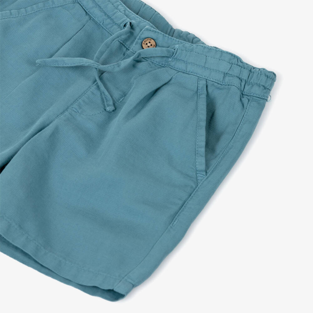 Mayoral-Jade drawstring linen short | Childrensalon Outlet