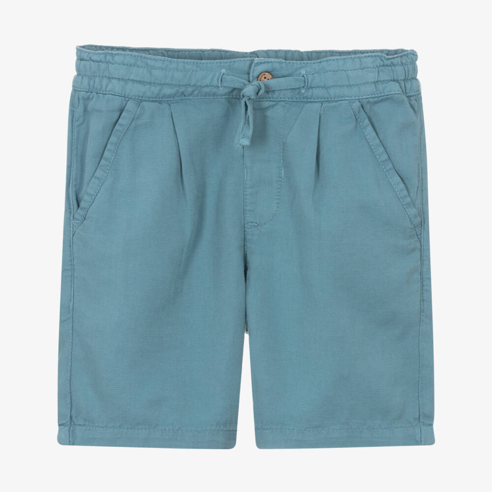 Mayoral-Jade drawstring linen short | Childrensalon Outlet