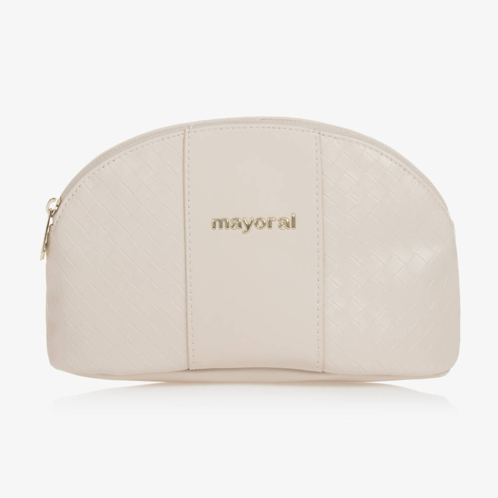 Mayoral-Junior Boys Beige Leather-Style Bag | Childrensalon Outlet